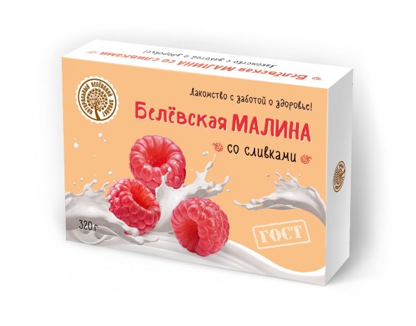 №2 Малина со сливками Белёвская, 320г   в Канаше