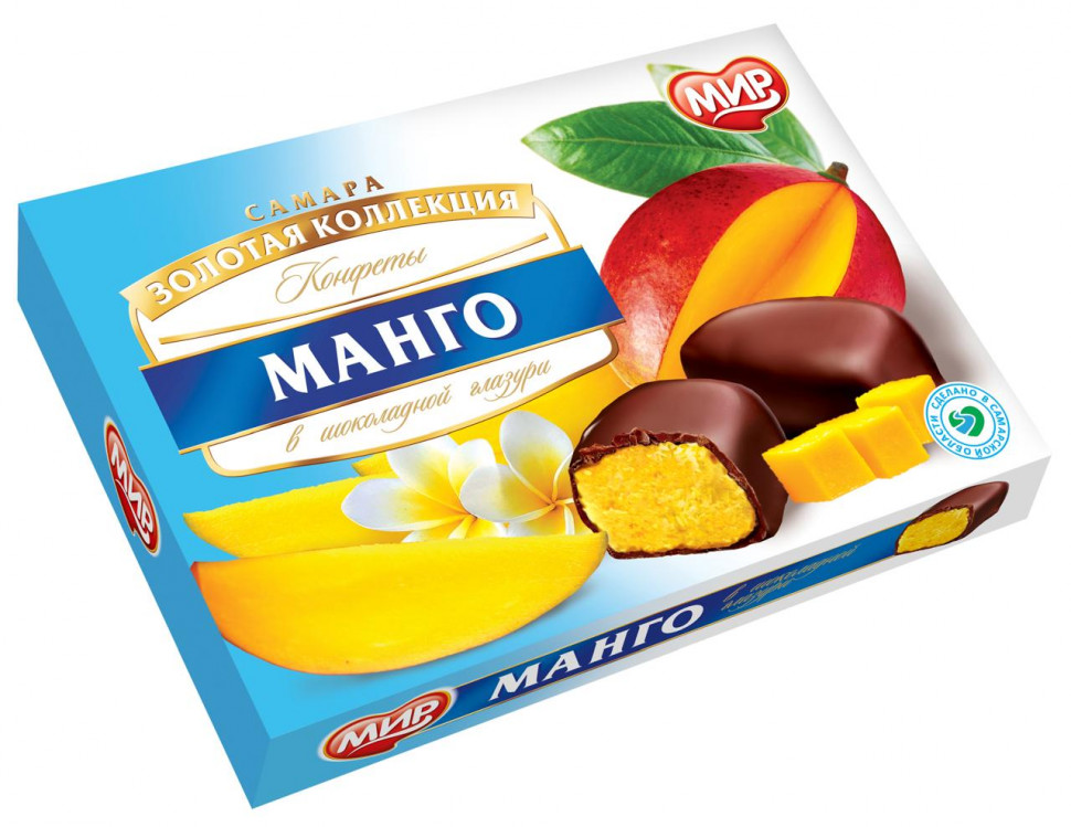  КФ МИР Манго-Кокос в шоколадной глазури 160г  в Канаше