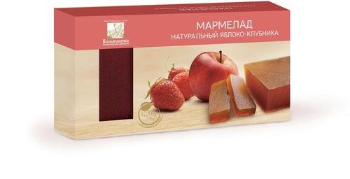 №2 Мармелад пластовый 210г Яблоко-Клубника в Канаше
