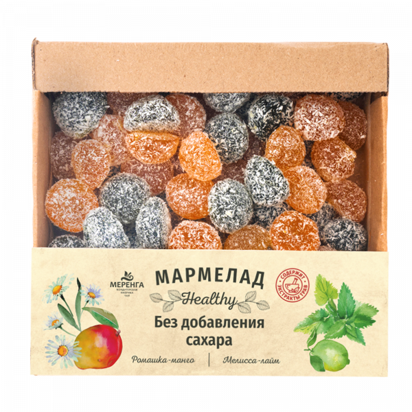 №1 Меренга Мармелад в кокосовой обсыпке Ромашка+Мелисса , 800г     в Канаше